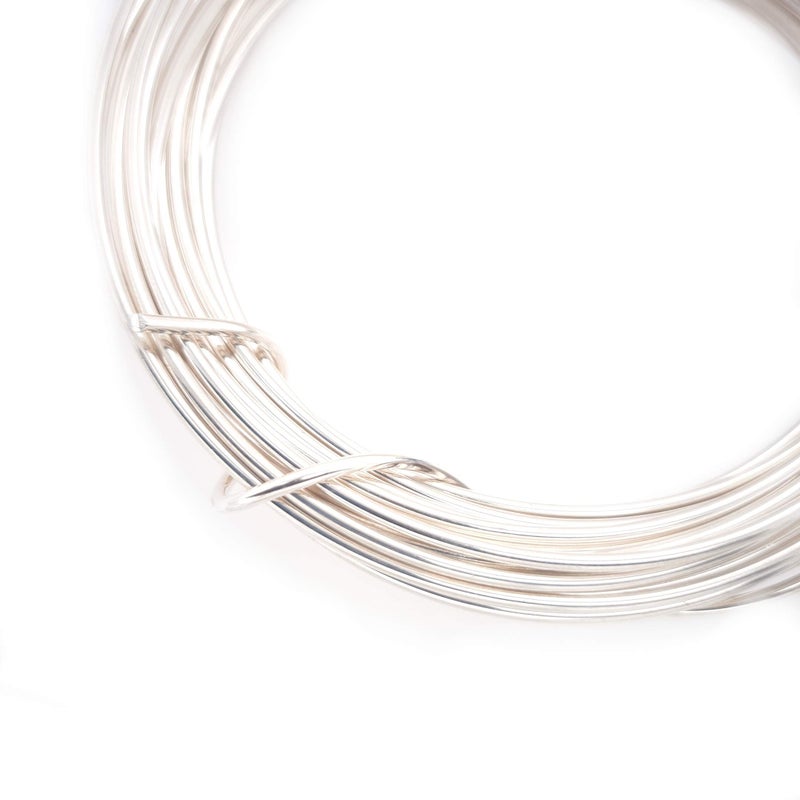 Craft Wire 12 Gauge, 925 Sterling Silver Wire (Round) Dead Soft Made in USA - 1 Ounce (3FT) by CRAFT WIRE - Image 5